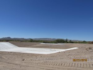 Thurman I sediment basin completed in 2019